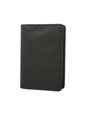 Louis Vuitton Card Case Taiga Pocket Organizer Noir
